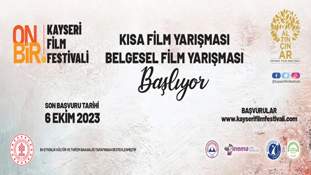 11. Kayseri Altın Çınar Film Festivali Başvuruları Başladı