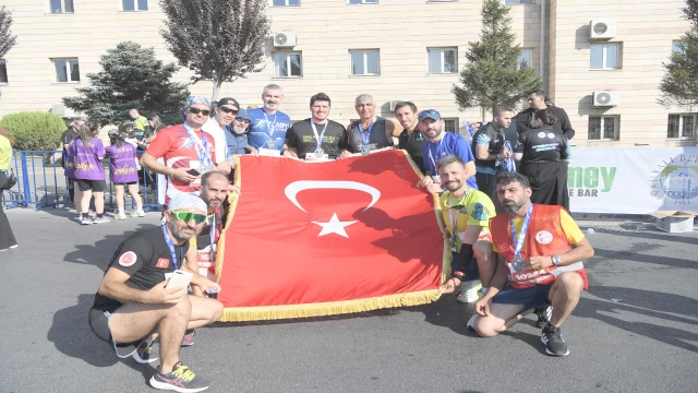 Kayseri maratonuna 'ilkler" damga vurdu