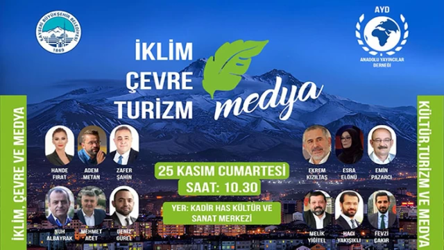 Bakan Özhaseki'nin katılımlarıyla İklim Çevre Turizm ve Medya Konferansı