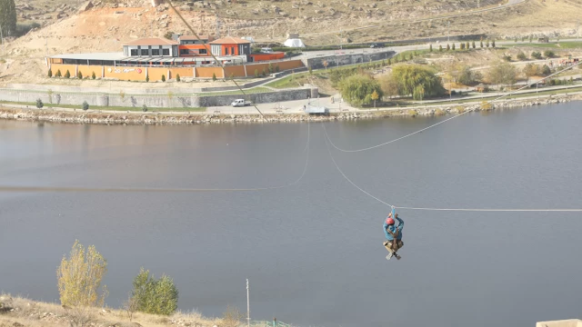 İncesu Zipline’de denemeler başladı