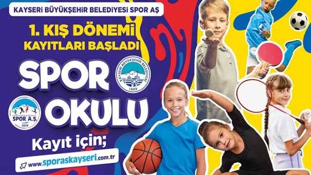 Kayseri Büyükşehir Spor A.Ş kış kayıtları başladı