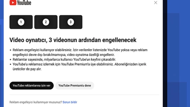 YouTube, Reklam Engelleyicilerin Önüne Geçiyor!