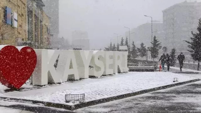 Haftasonu Kayseri'ye kar geliyor