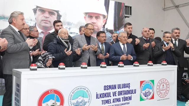 Osman Ulubaş ilk ve orta okulunun temeli atıldı