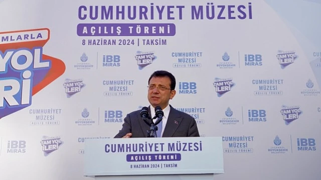 Ekrem İmamoğlu: İBB, Osmanlı su mirası Taksim Maksemi’ni &apos;Cumhuriyet Müzesi’ne dönüştürdü