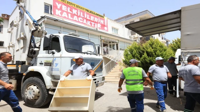 Güzelbahçe’de terk edilmiş Otizm okulu boşaltıldı