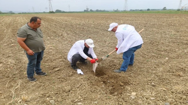 Kocaeli’de çiftçilere ücretsiz toprak analizi