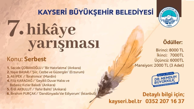 Hikaye yarışması sonuçlandı, işte kazananlar