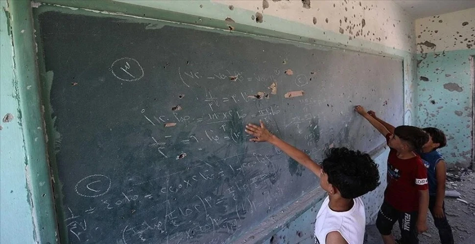 "İsrail Saldırıları Gazze'deki 212 Okulu Vurdu: 6 Aydır Eğitim Yok"