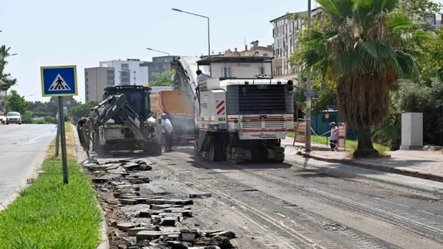 Antalya Muratpaşa’da sıfır asfalt