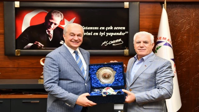 Bozbey ve Erdem 5 yıllık yatırım planları için buluştu