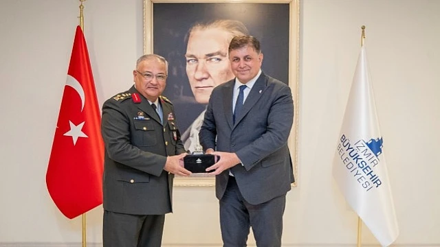 Orgeneral Kemal Yeni’den Başkan Tugay’a ziyaret