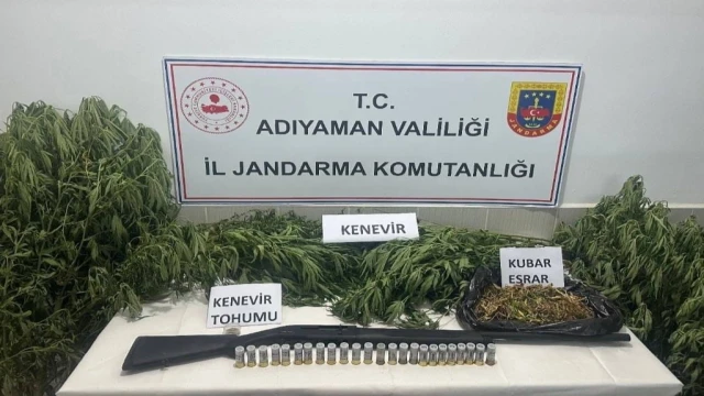 Adıyaman Jandarması’ndan uyuşturucuya geçit yok